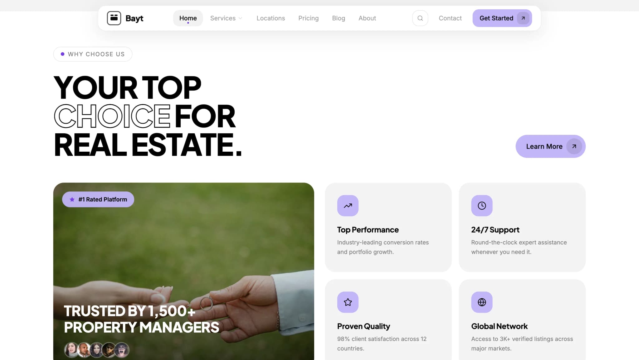 Luxury Real Estate Platform for UAE Property Investors gallery 1