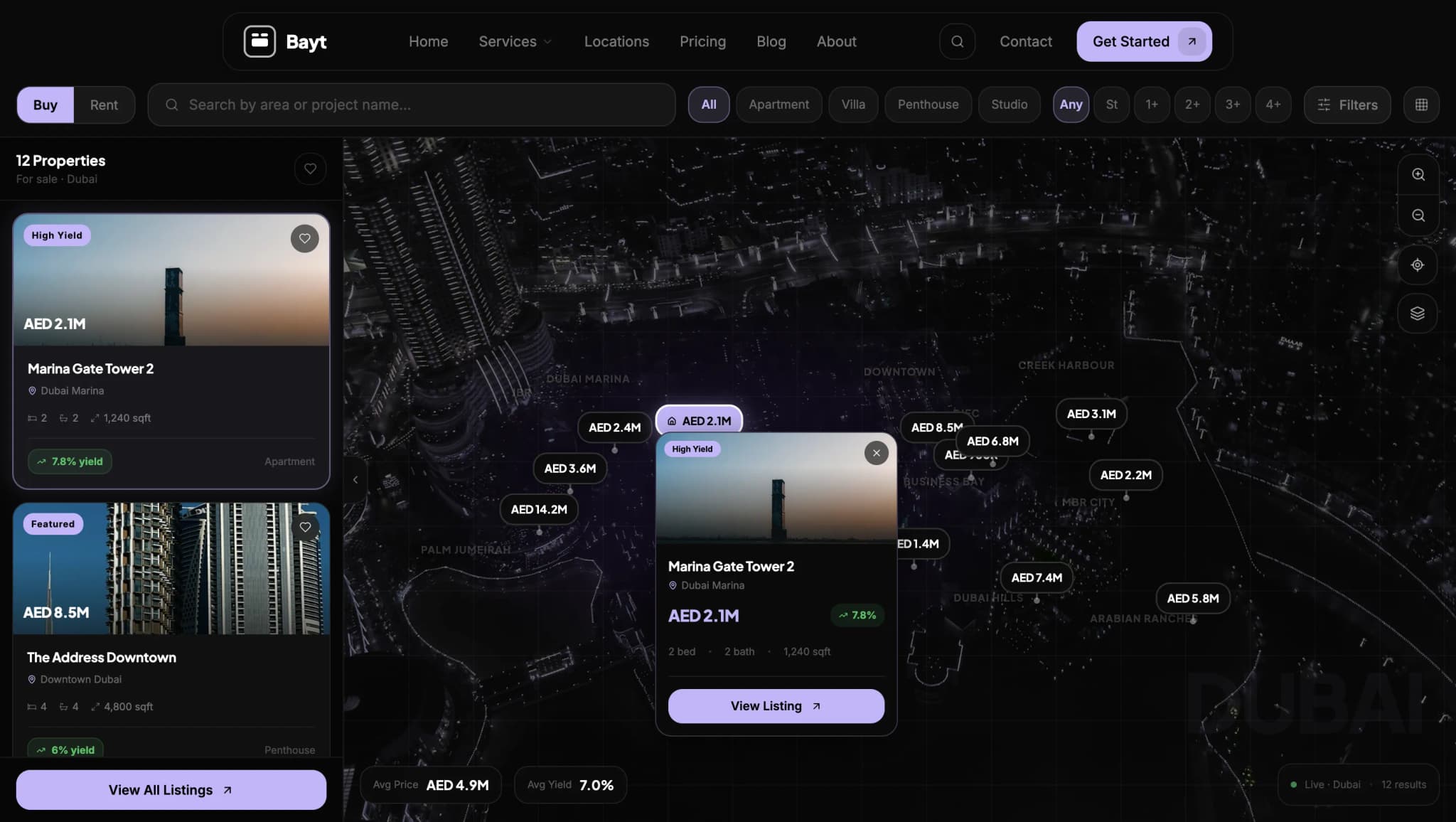 Luxury Real Estate Platform for UAE Property Investors gallery 23