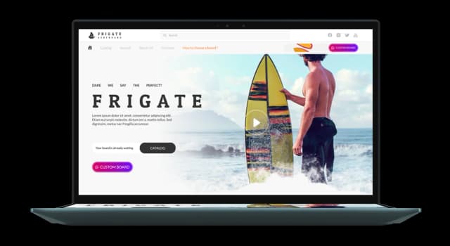 Frigate Surfboards case study preview