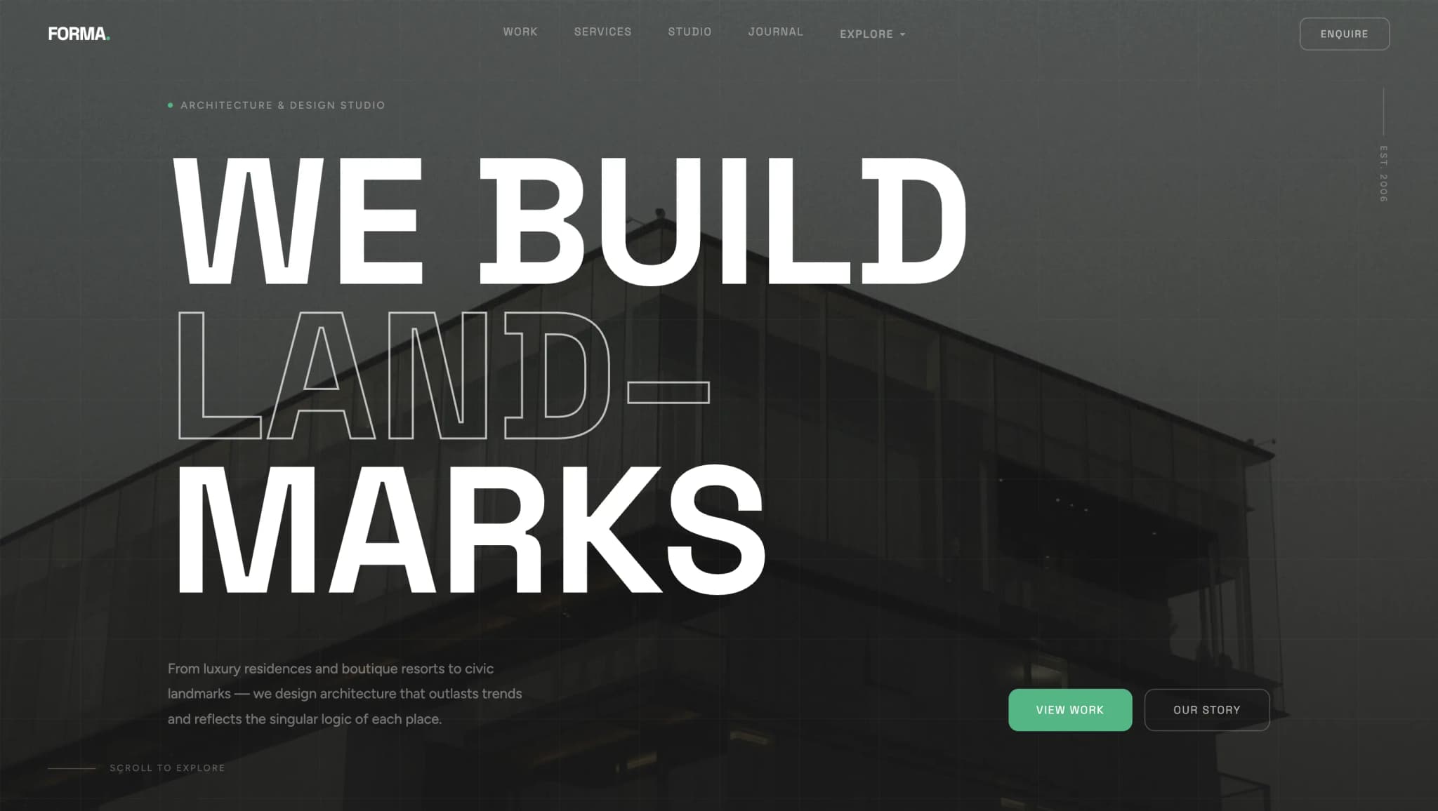 Digital Platform for a Global Architecture Studio visual 1