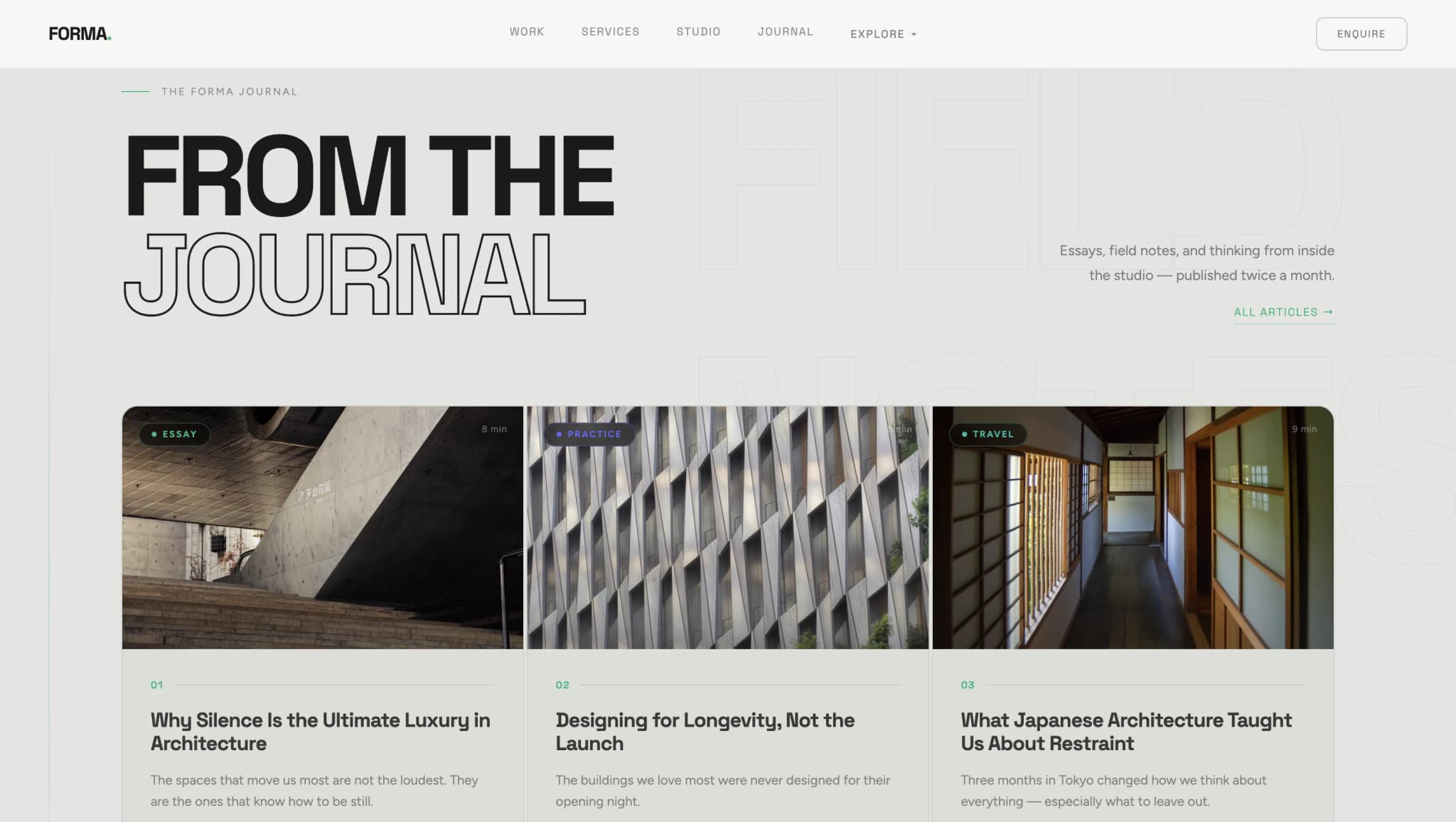 Digital Platform for a Global Architecture Studio visual 3