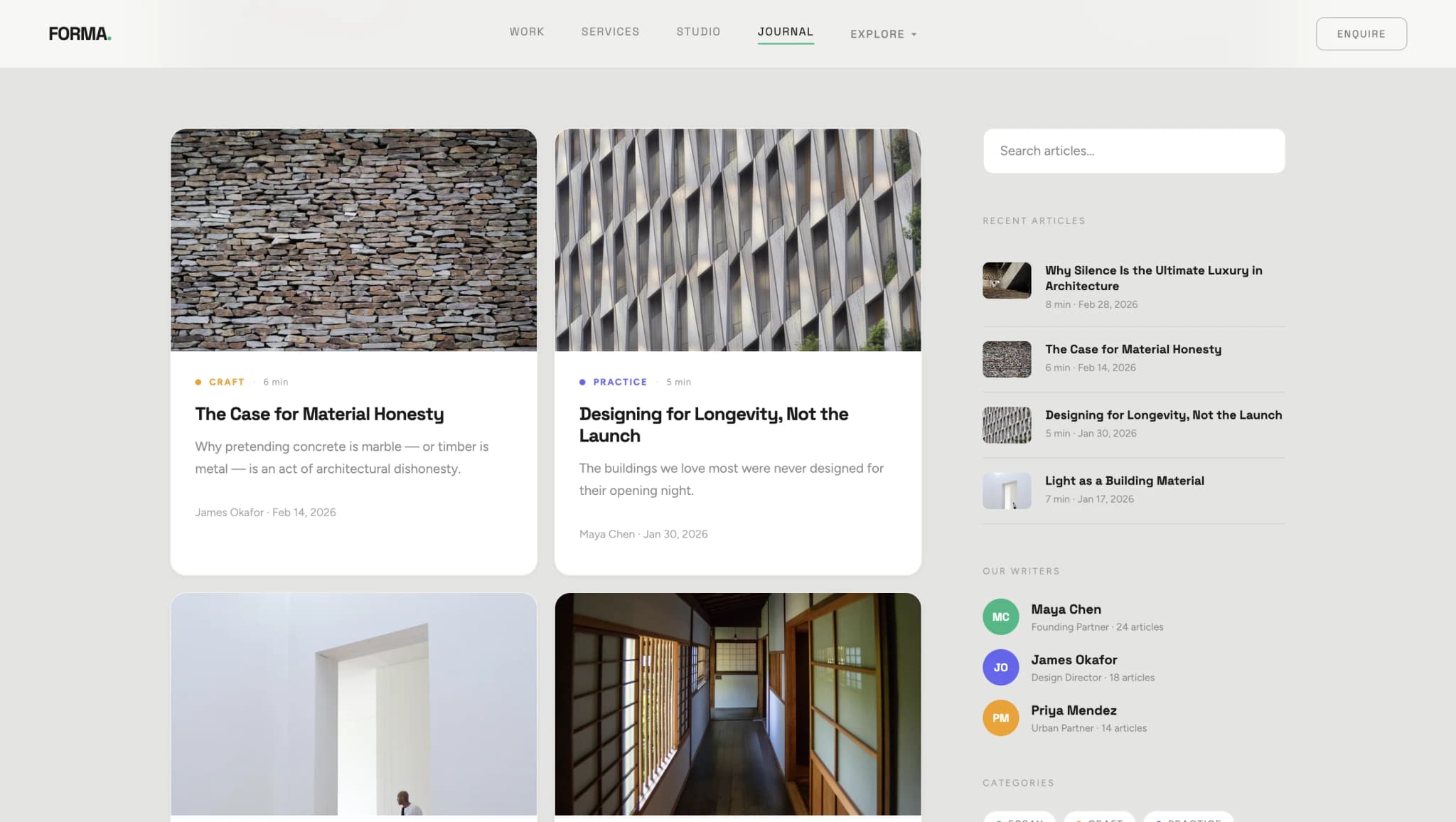 Digital Platform for a Global Architecture Studio gallery 12