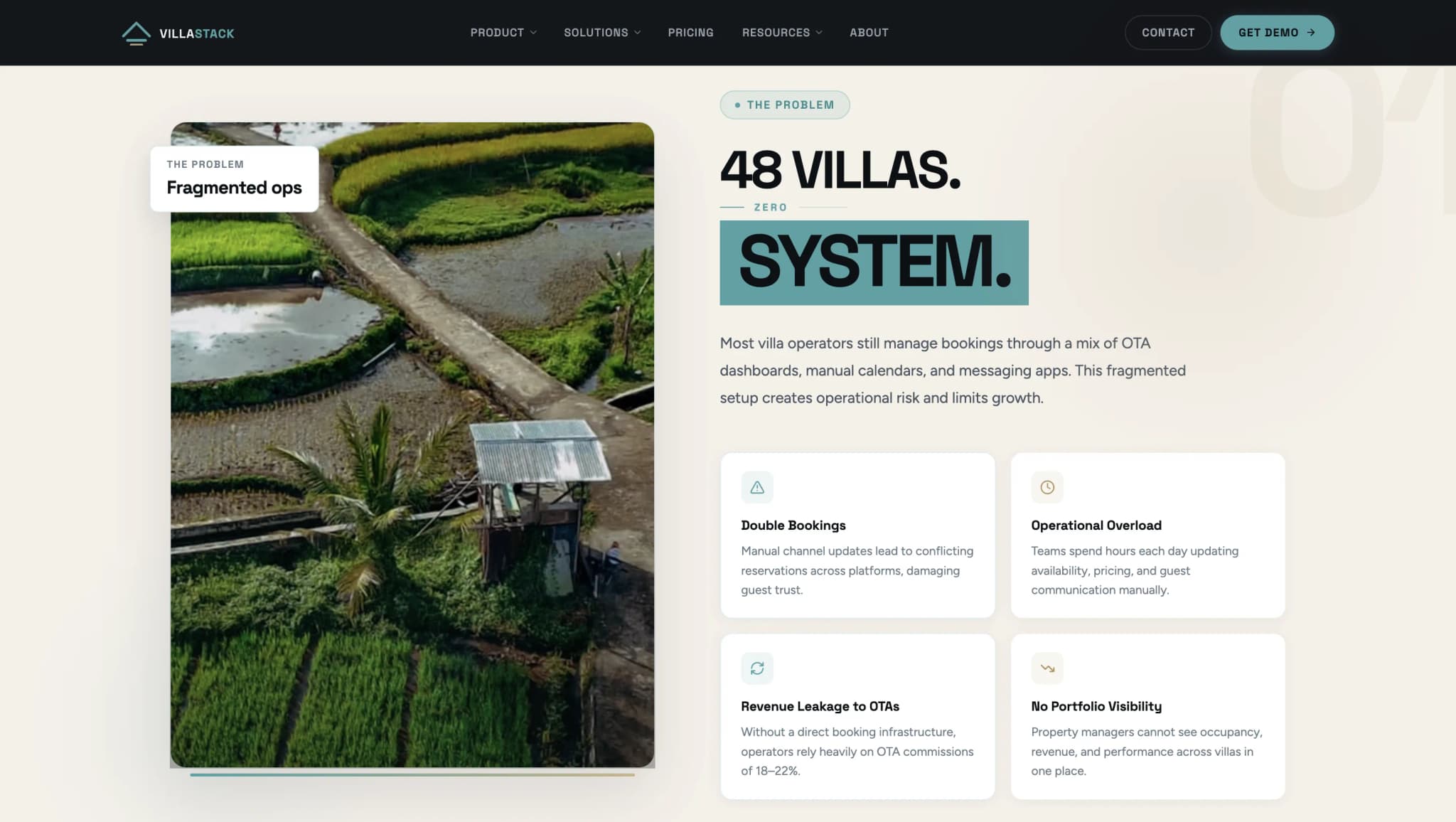 VillaStack - Booking Infrastructure for Multi-Villa Portfolios visual 1