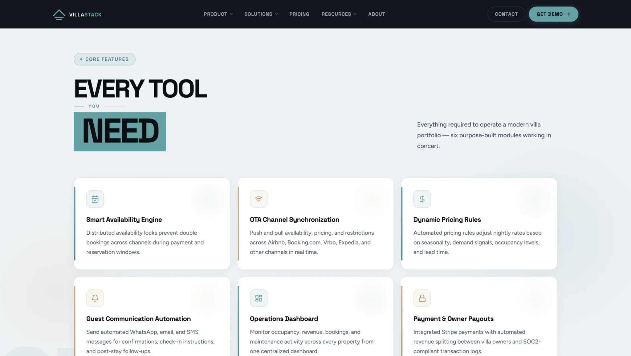 VillaStack - Booking Infrastructure for Multi-Villa Portfolios gallery 2